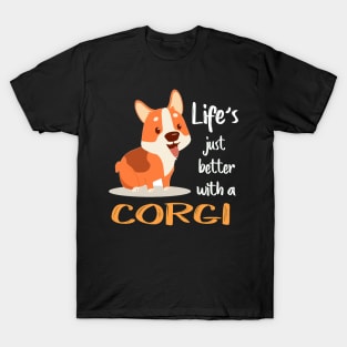 Life'S Just Better With a Corgi (213) T-Shirt